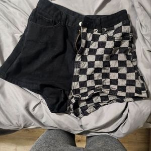 High Waist Demin Shorts